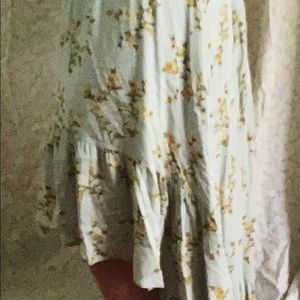 xhilaration hi-lo floral skirt